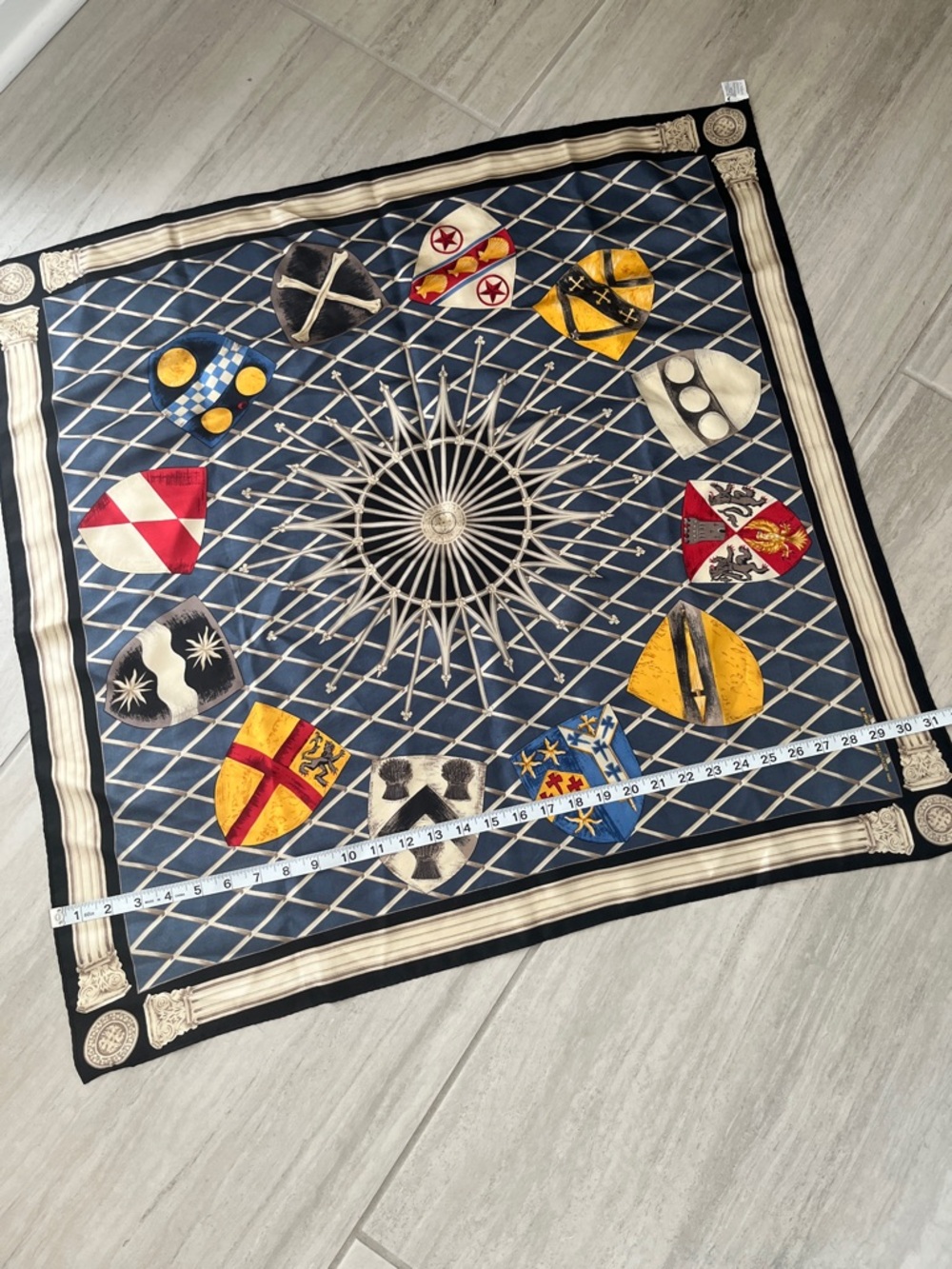 Vintage Smithsonian Silk Scarf - Picture 5 of 5